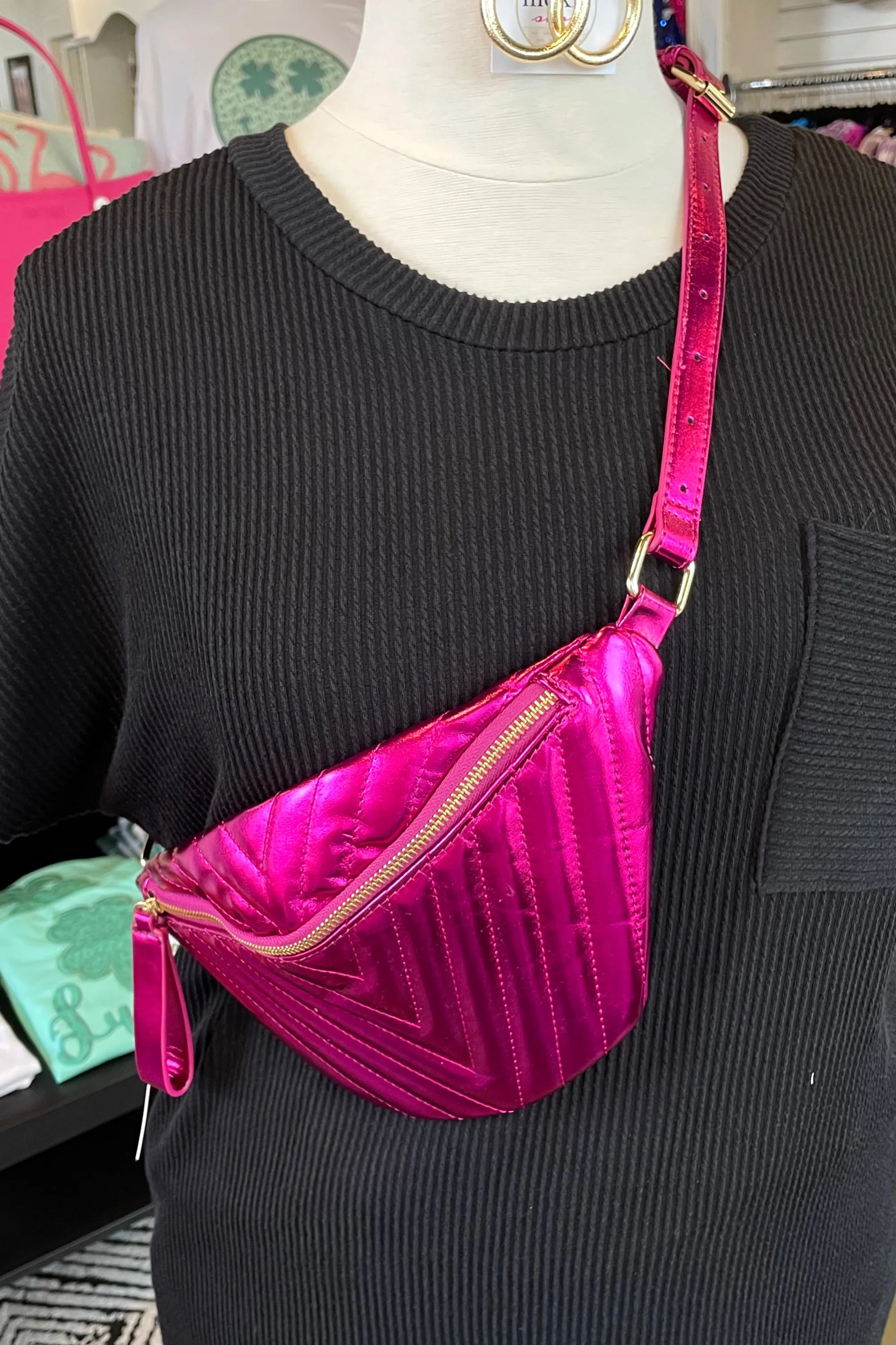 Charlotte Quilted Belt Bag