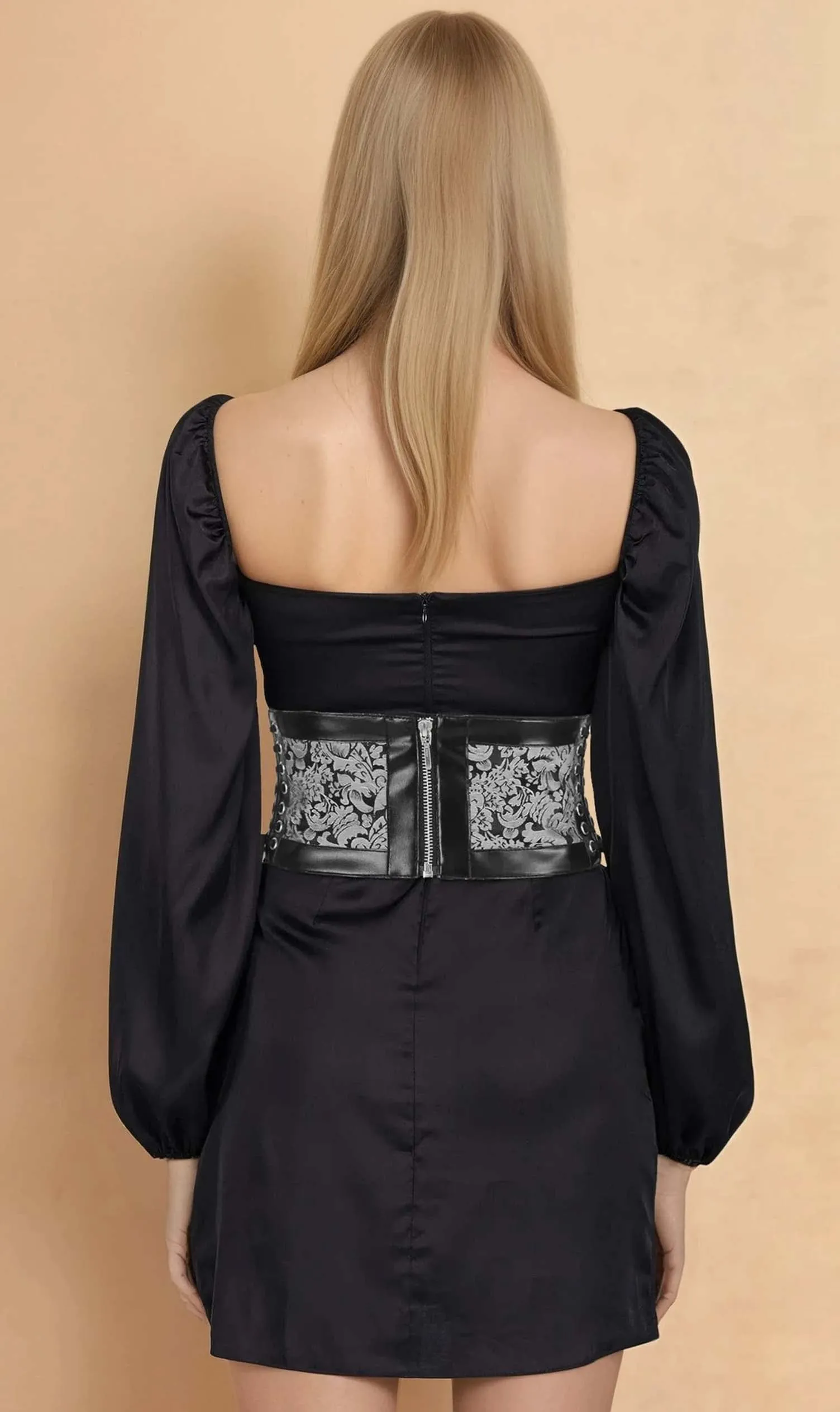 Chele Corset Inspired Brocade Belt