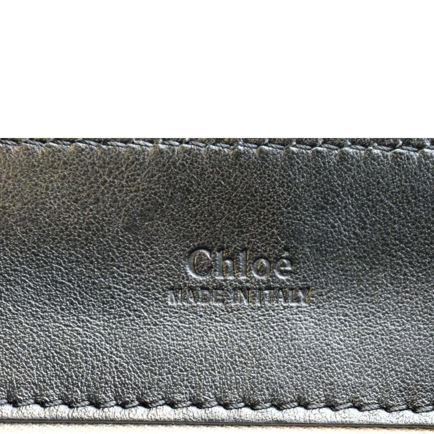 CHLOE Tess Day Front Flap Calfskin Leather Crossbody Bag Black