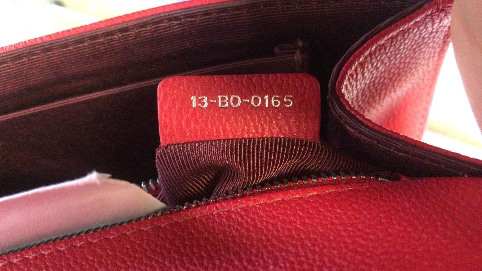 CHRISTIAN DIOR Diorama Flap Red Grained Leather Small Shoulder Bag - Last Call