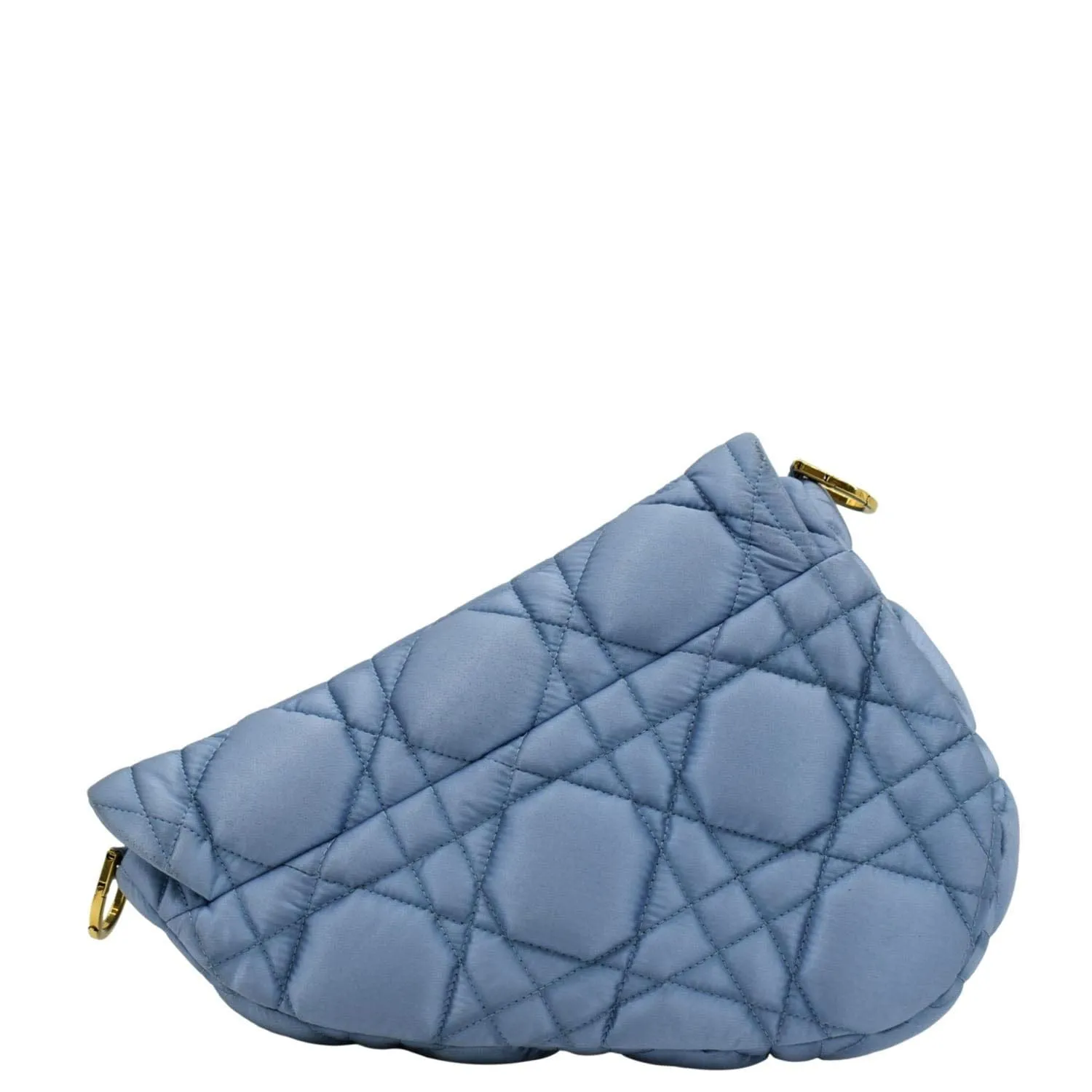 CHRISTIAN DIOR x ERL Micro Venice Saddle Nylon Crossbody Bag Light Blue