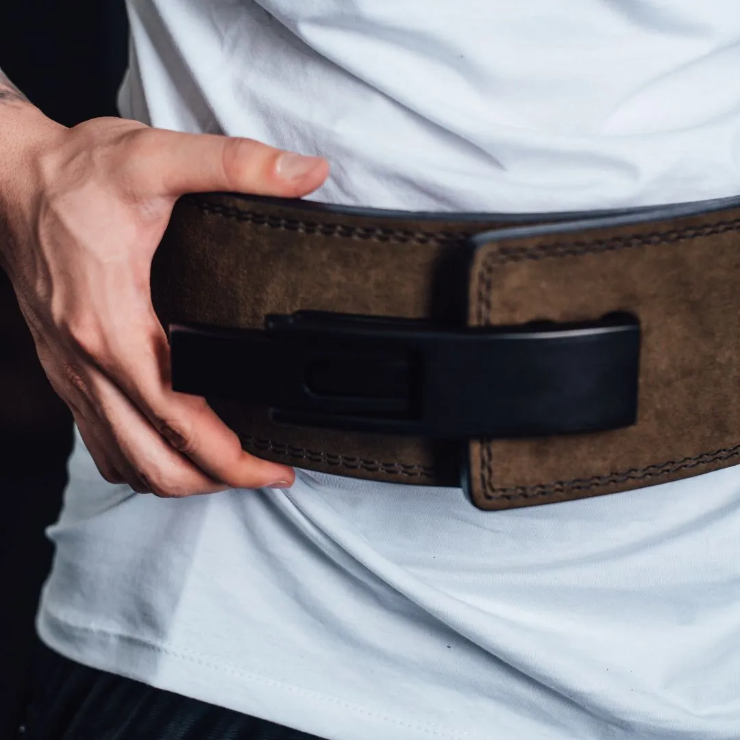 CINTURÓN PARA GYM LEVER BELT 10MM - WHITE CAMU
