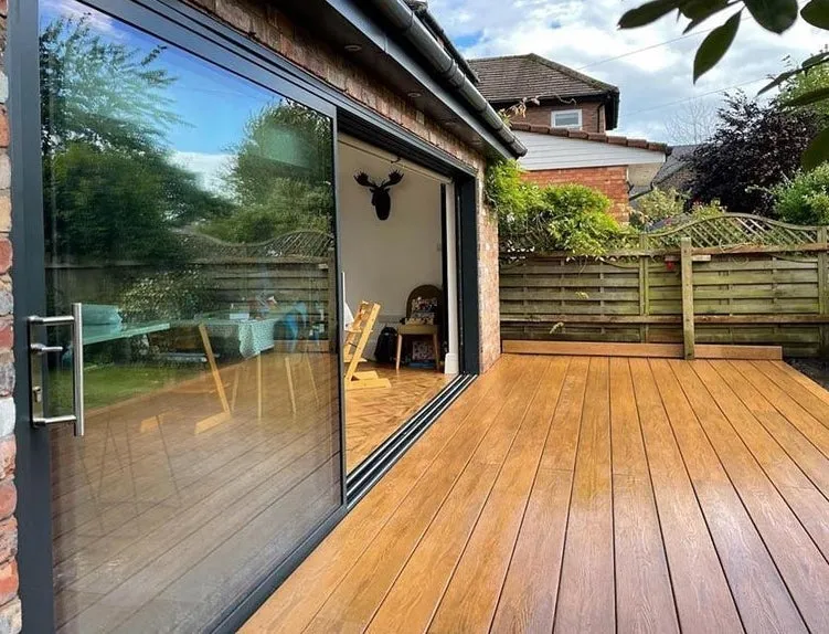 Cladco Nordeck Premium PVC-ASA Woodgrain Effect Bullnose Board - 3.6m (All Colours)