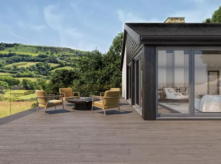 Cladco Nordeck Premium PVC-ASA Woodgrain Effect Bullnose Board - 3.6m (All Colours)