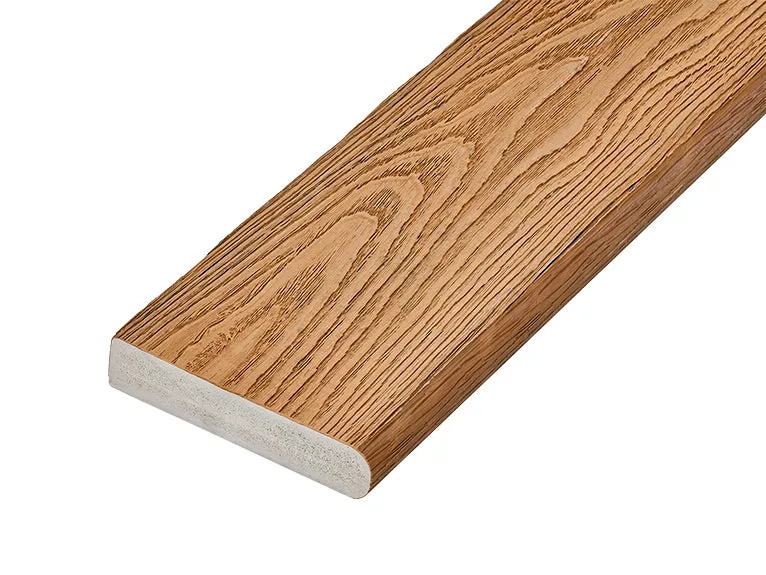 Cladco Nordeck Premium PVC-ASA Woodgrain Effect Bullnose Board - 3.6m (All Colours)