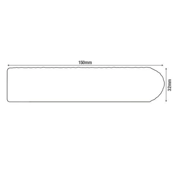 Cladco Nordeck Premium PVC-ASA Woodgrain Effect Bullnose Board - 3.6m (All Colours)