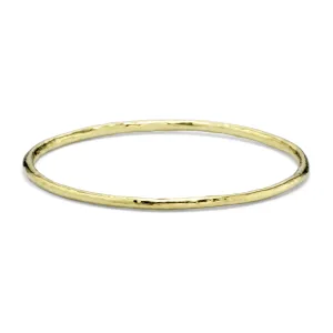Classico Small Hammered Bangle 18k gold