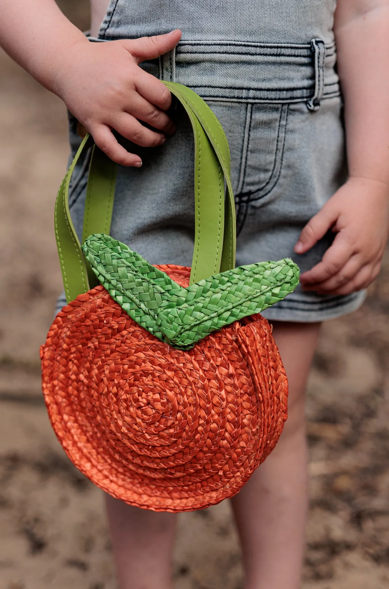 Clementine Straw Bag