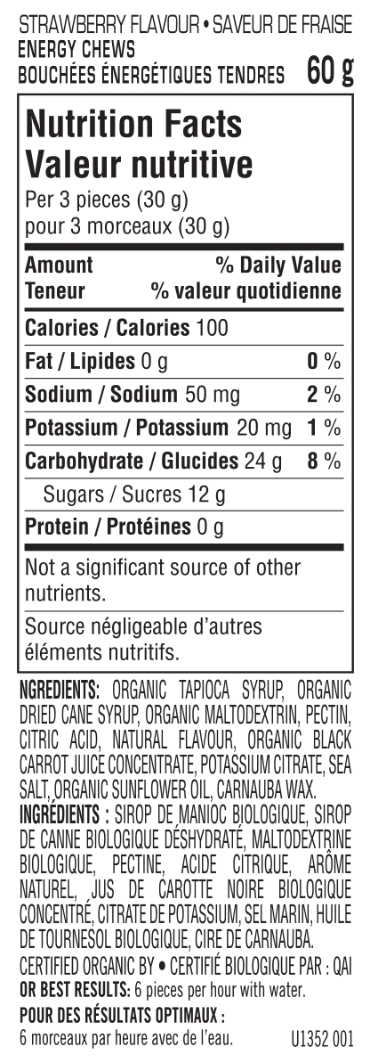 Clif Energy Bloks - Strawberry