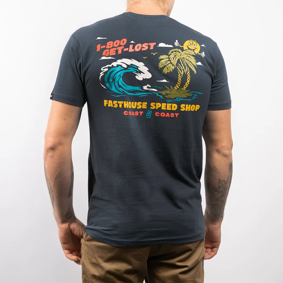 Coast 2 Coast Tee - Indigo