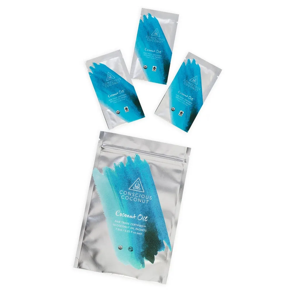Coconut Oil "Mindful Mini Pouch' (10 Travel Packets)