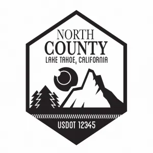 Company Name Truck Decal, 2 Pack