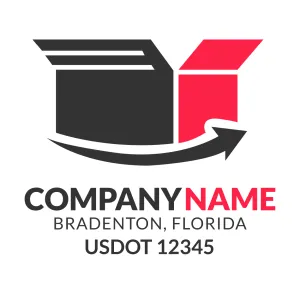 Company Name Truck Door Decal (USDOT), 2 Pack