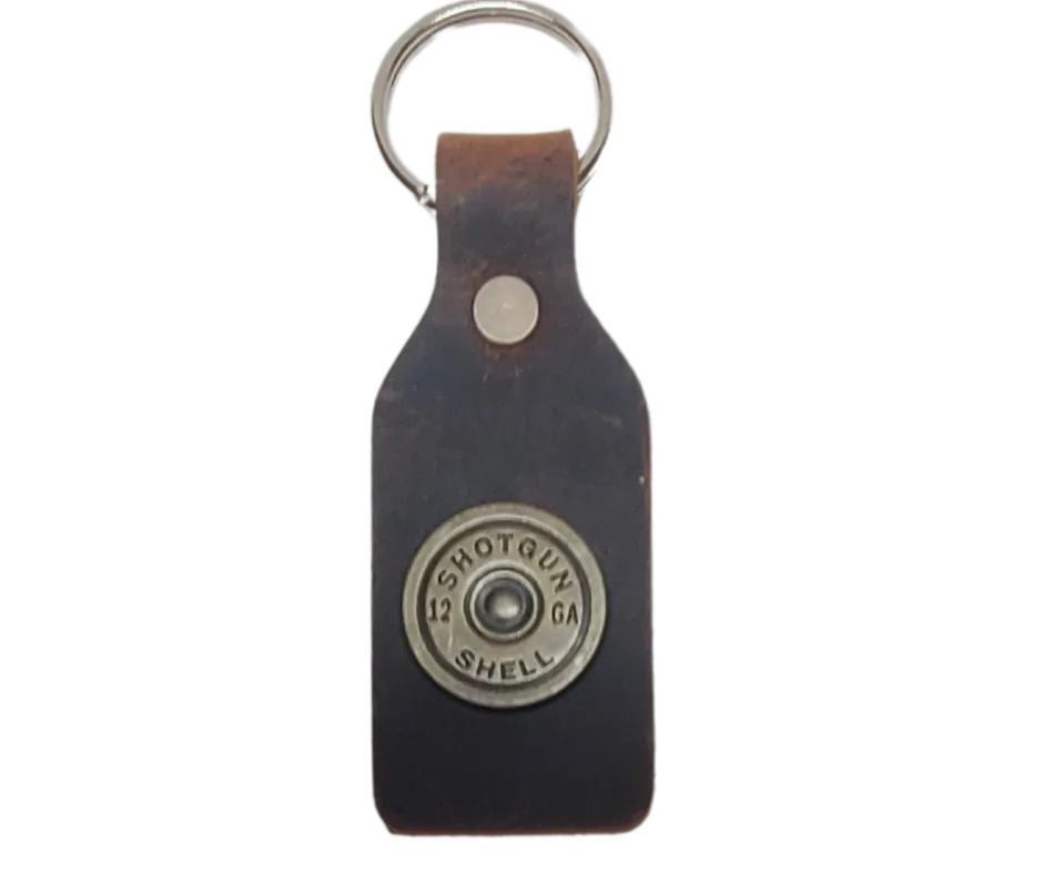Concho Leather Key Fob