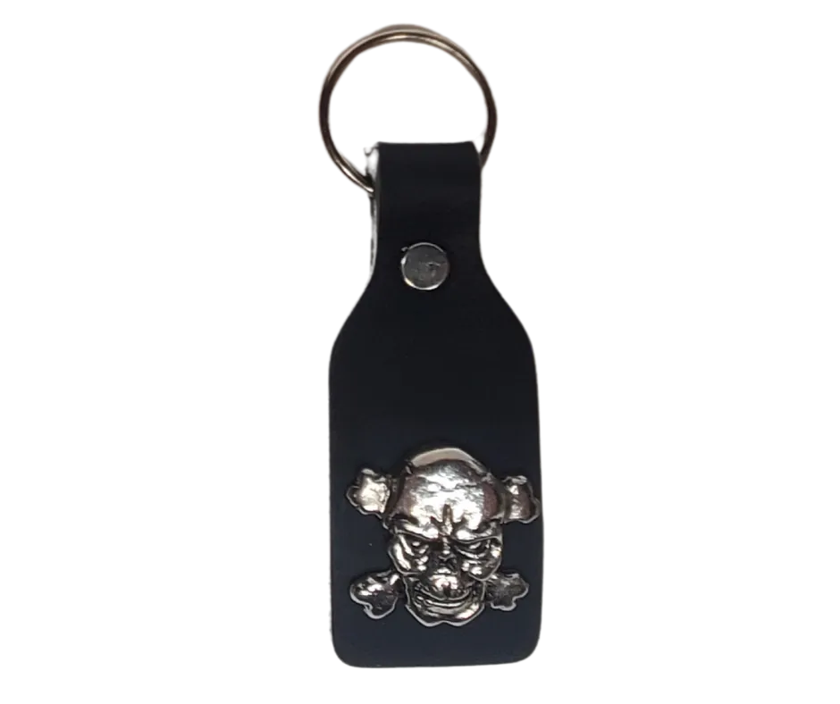 Concho Leather Key Fob