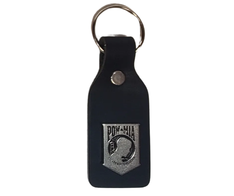 Concho Leather Key Fob