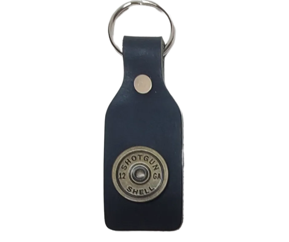 Concho Leather Key Fob