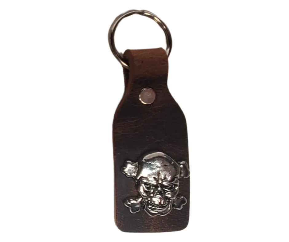 Concho Leather Key Fob