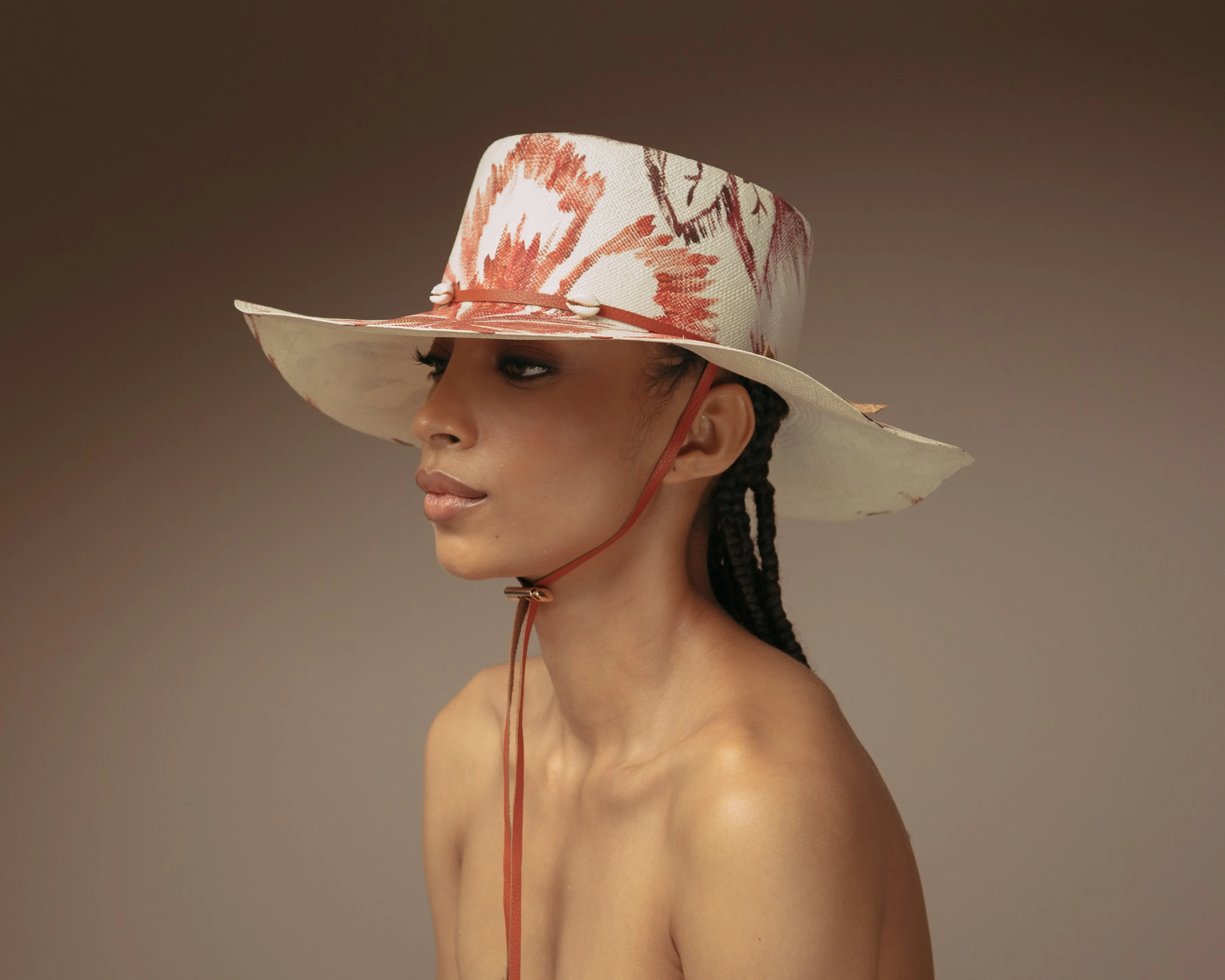 Cordovan Hat Long Brim