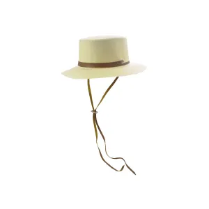 Cordovan Hat with Leather