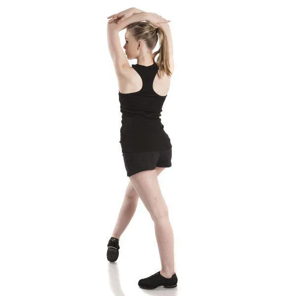 Core Ribbed Singlet / Black