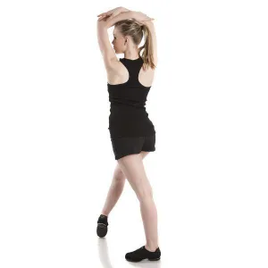 Core Ribbed Singlet / Black