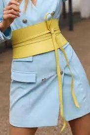 Corset Belt - Limoncello Yellow - Special Order