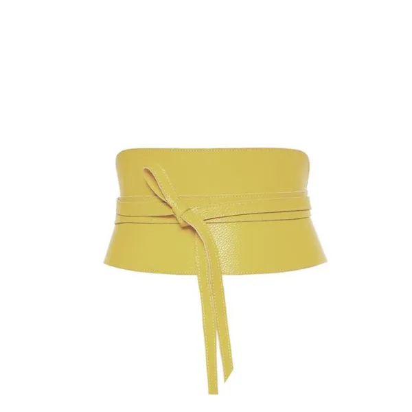 Corset Belt - Limoncello Yellow - Special Order