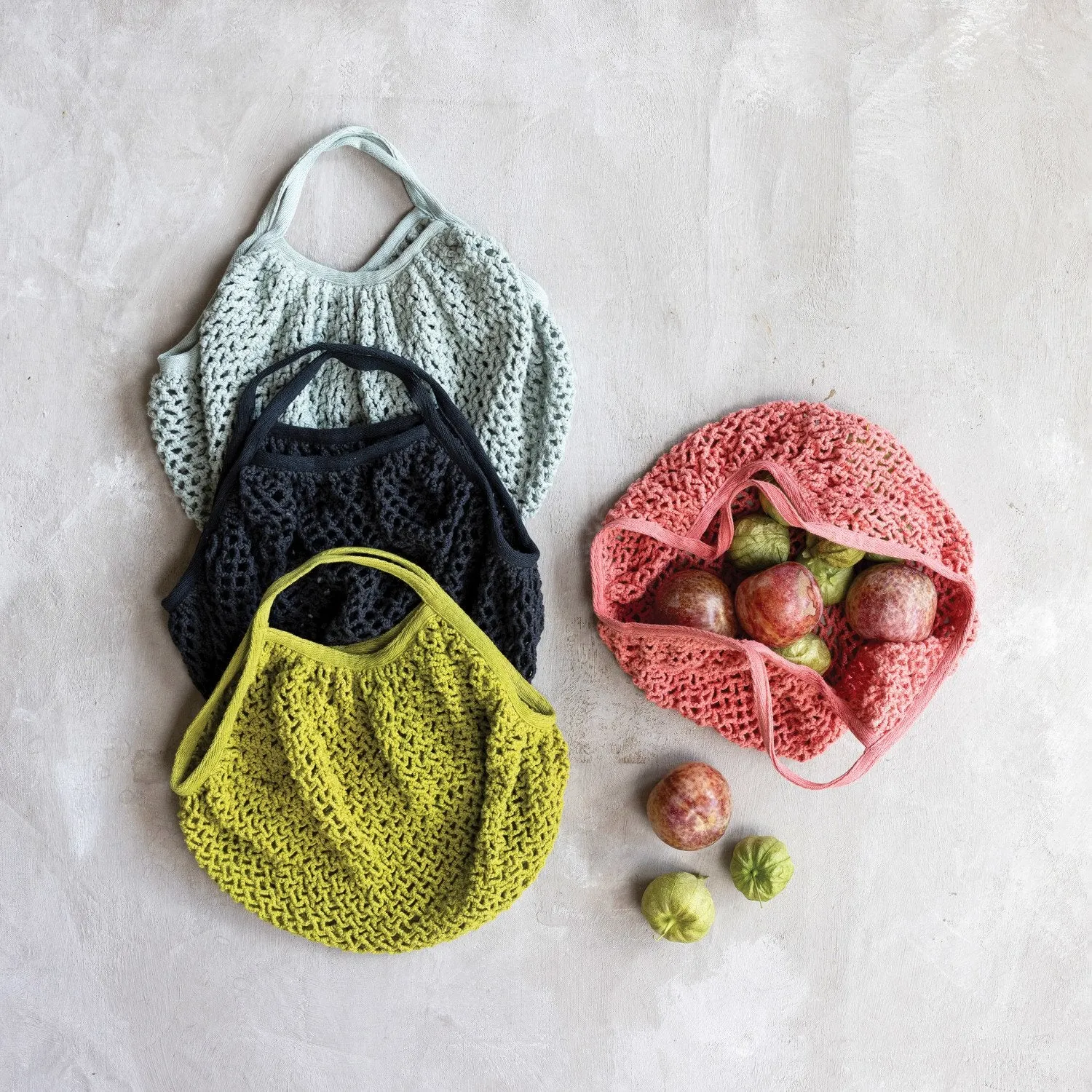 Cotton Crocheted Market Bag
