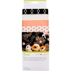 cricut Designer Fabric, Apricot & Persimmon Sampler