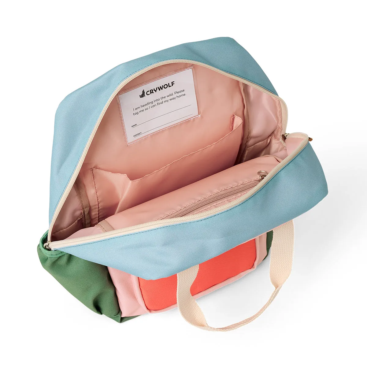CRYWOLF MINI BACKPACK - SUNSET COLOUR BLOCK
