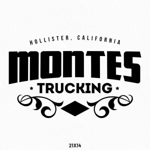 Custom Company Name Truck Decal, 2 Pack