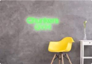 Custom text: Chunkers  GYM
