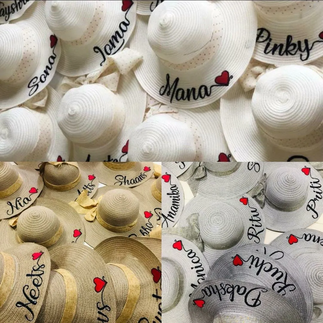 Customised Beach Hats