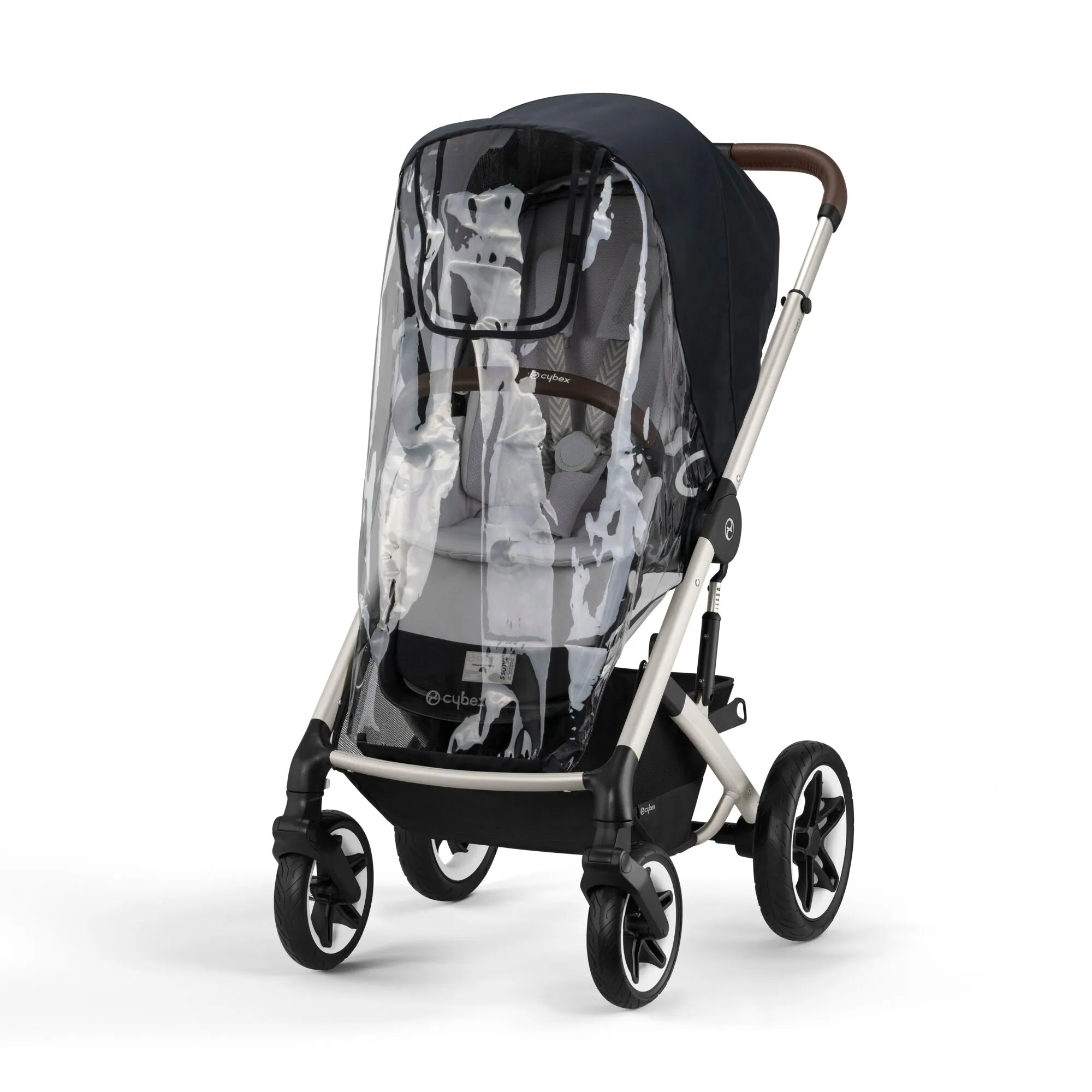 Cybex Balios S Lux Bundle with Cloud G Swivel Car Seat & Base - Almond Beige