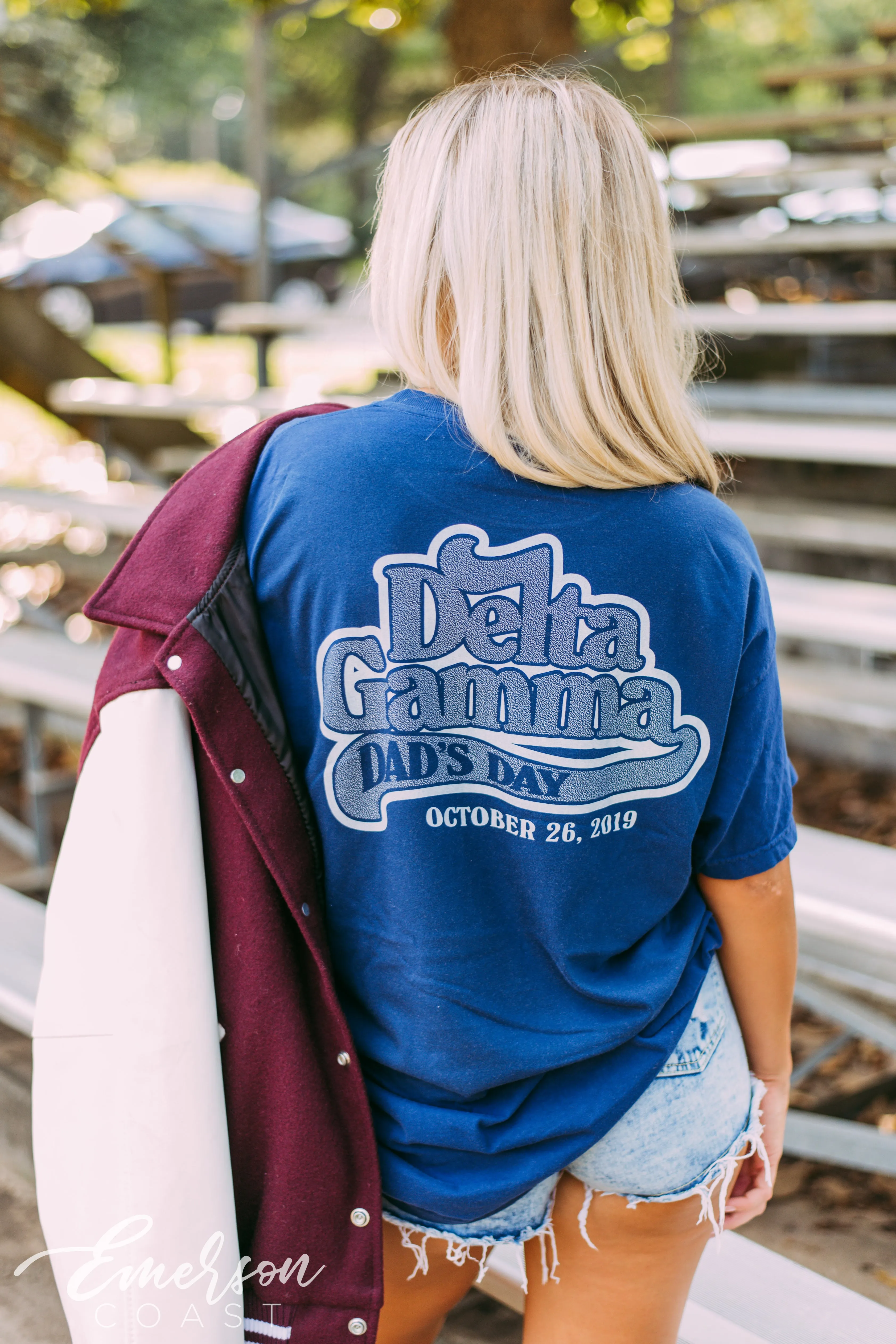 Delta Gamma Dad's Day Navy Tee