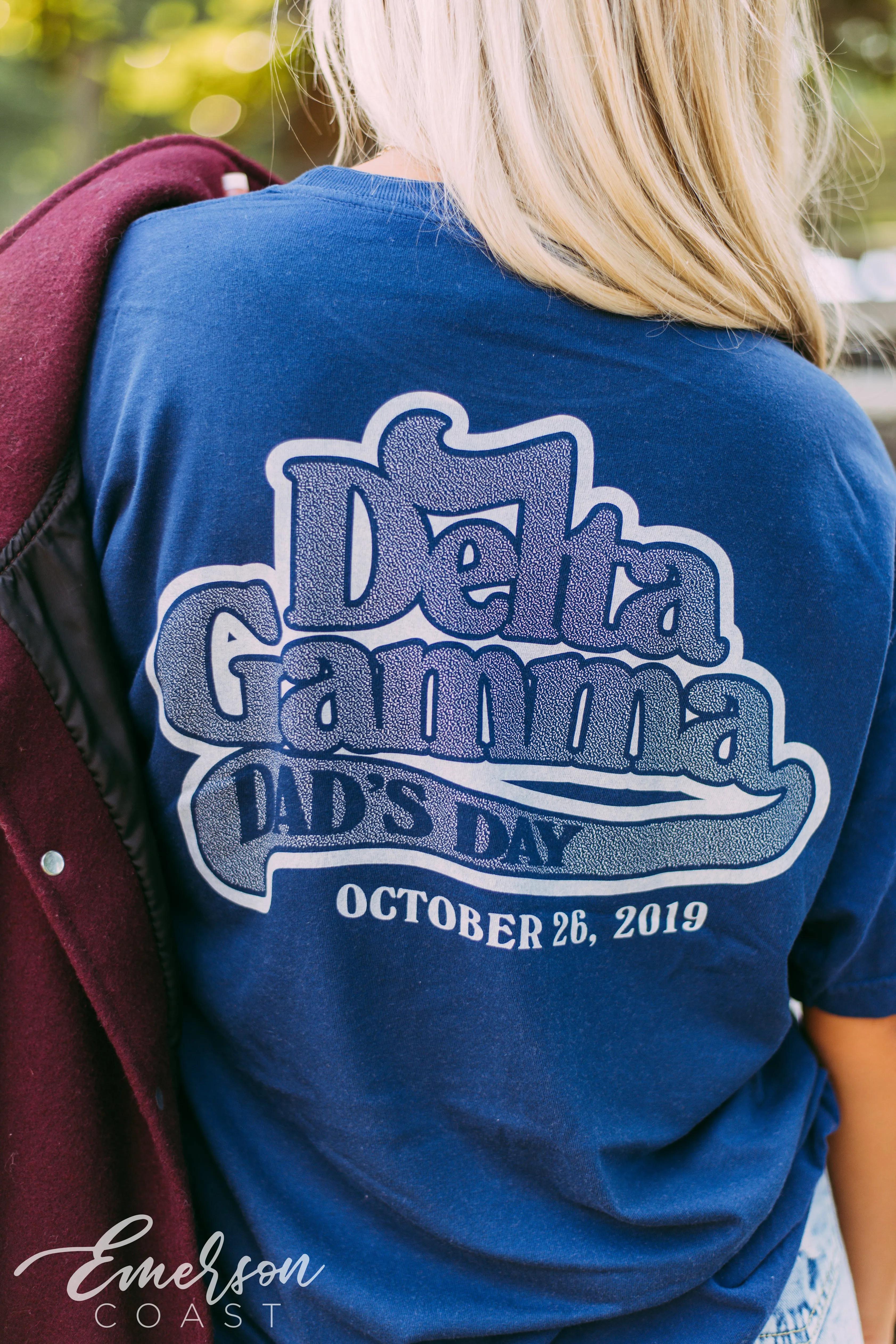 Delta Gamma Dad's Day Navy Tee
