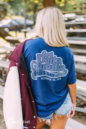 Delta Gamma Dad's Day Navy Tee