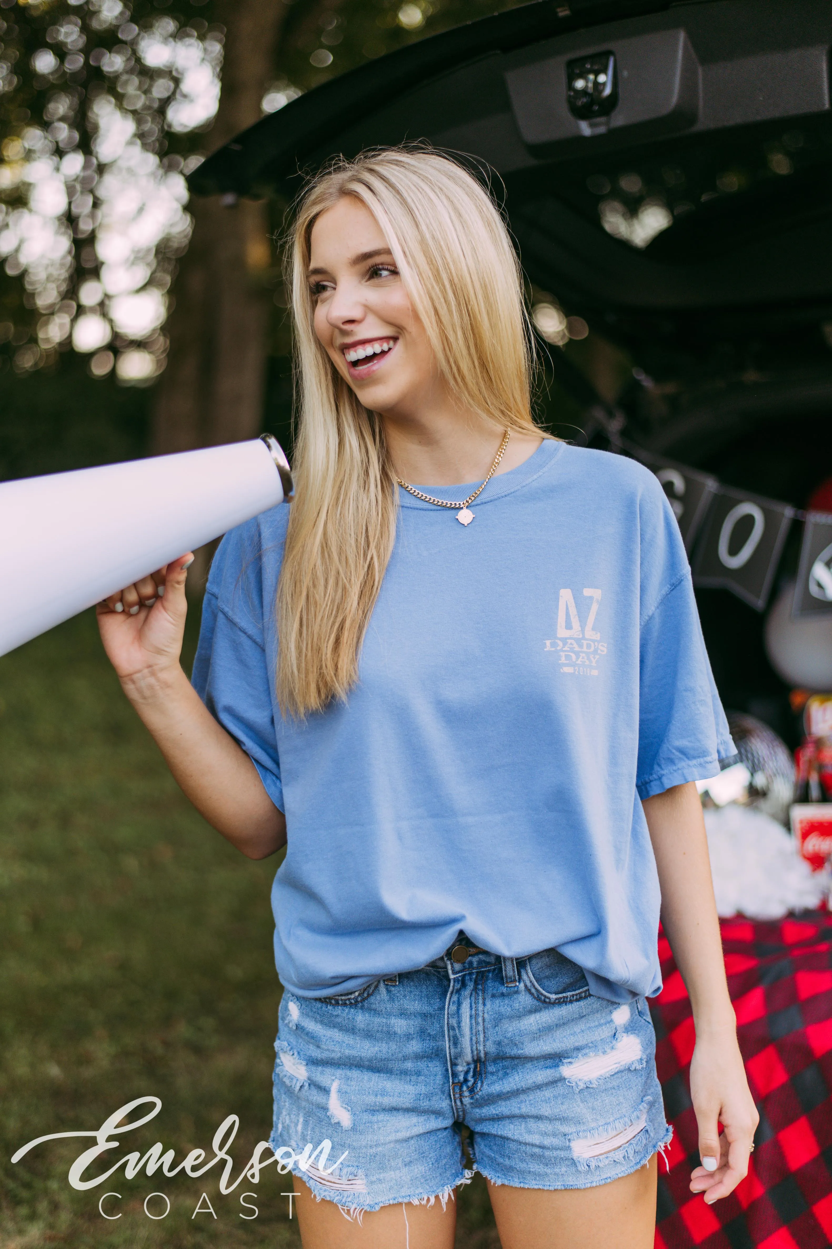 Delta Zeta Mountains Dads Day Tee