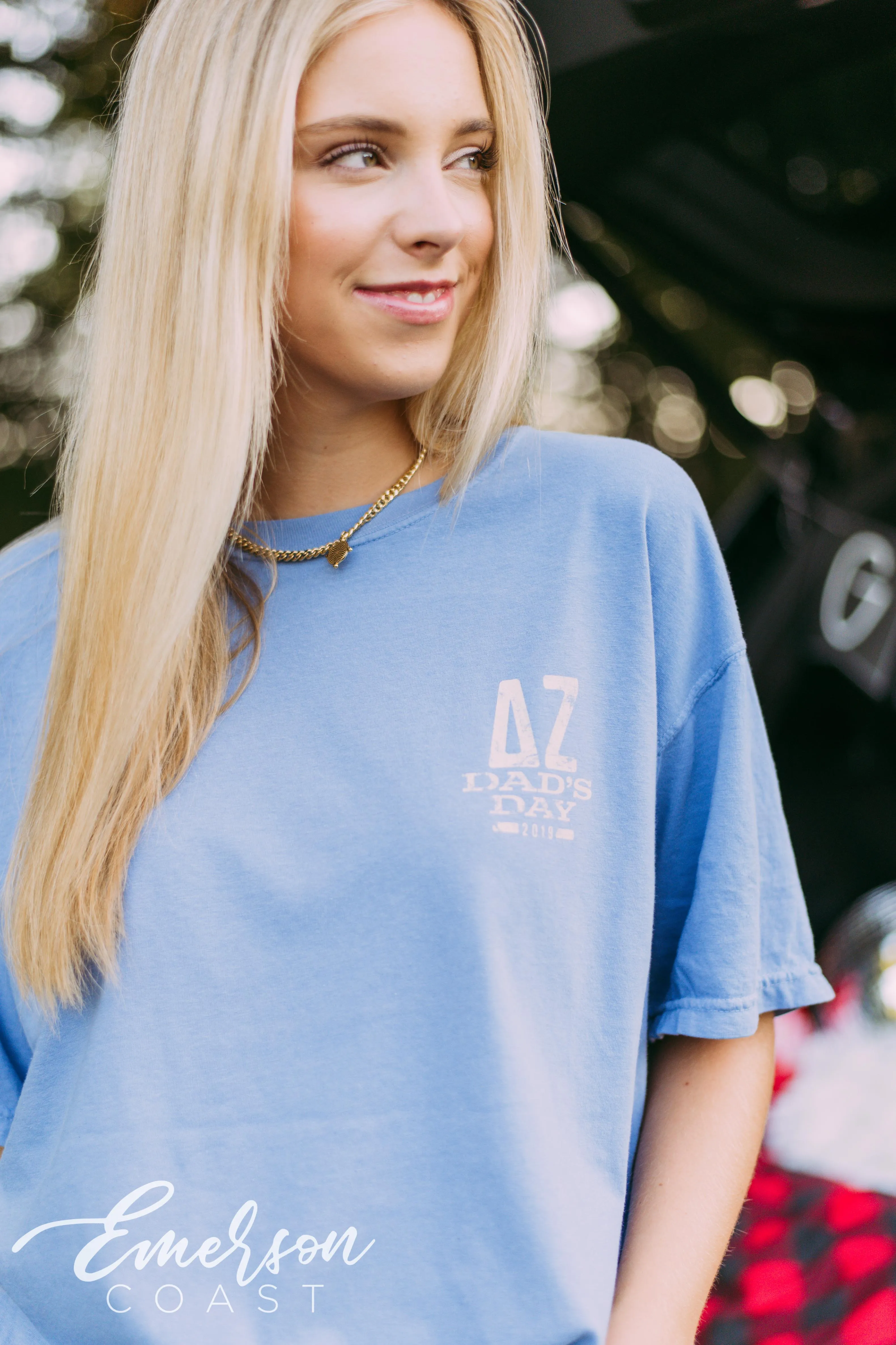 Delta Zeta Mountains Dads Day Tee