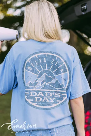 Delta Zeta Mountains Dads Day Tee