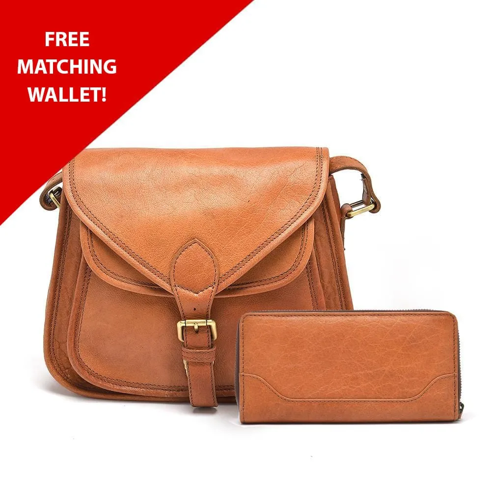 Dixie Leather Saddlebag   FREE Matching Wallet