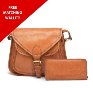 Dixie Leather Saddlebag   FREE Matching Wallet