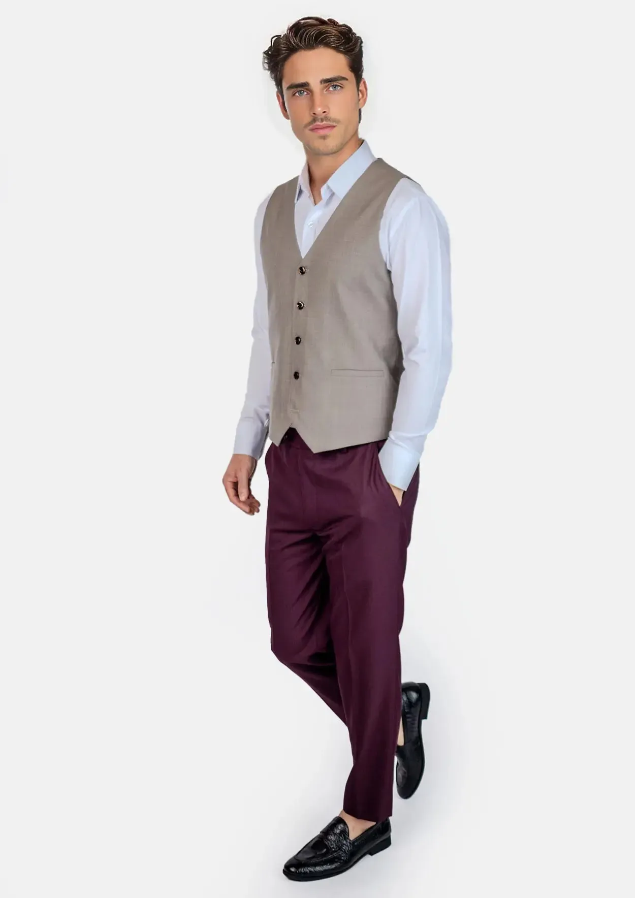 Dorian Grey Sharkskin Vest