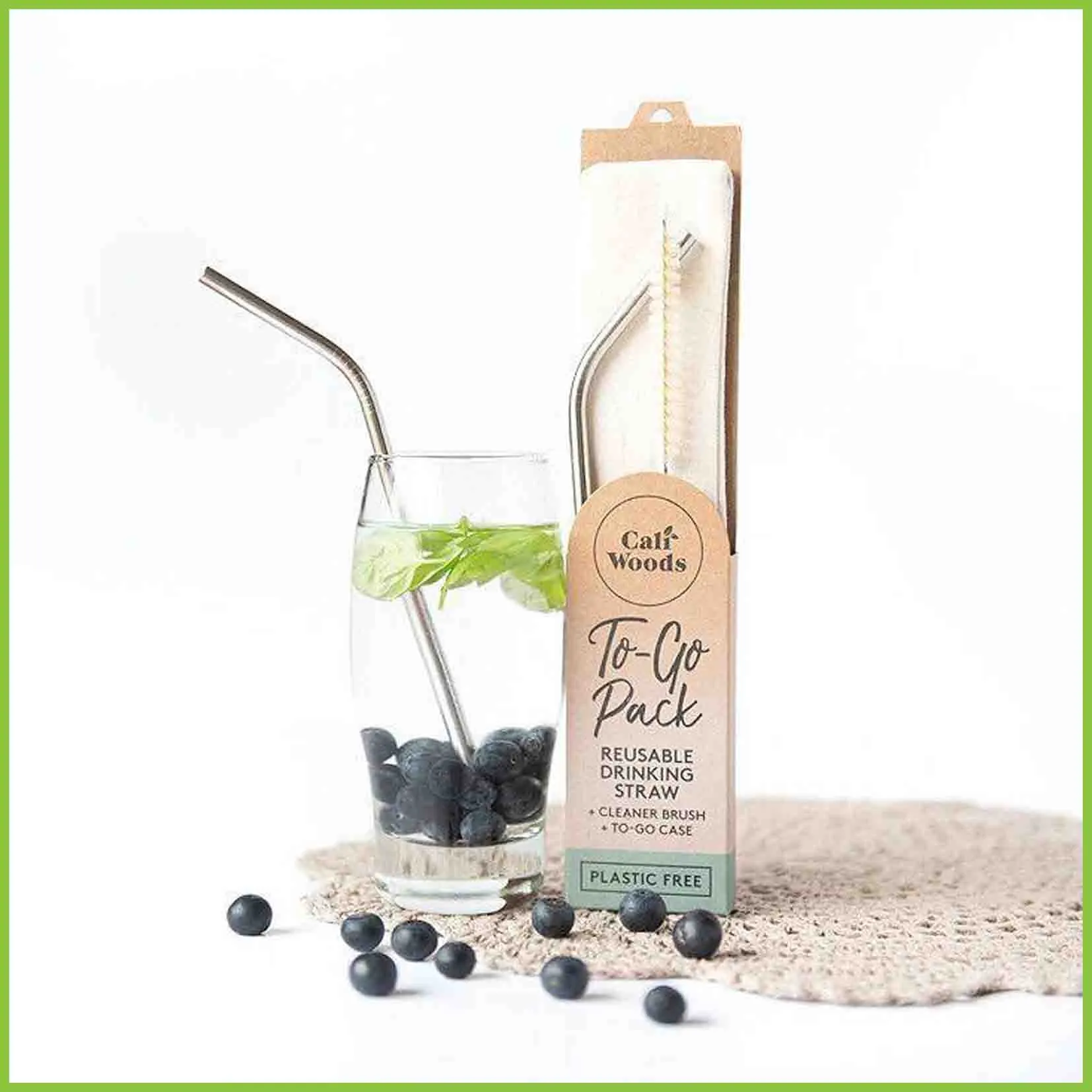 Drinking Straw & Carry Pouch - CaliWoods