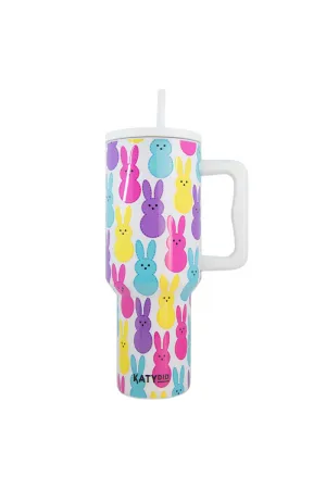 Easter Peeps Stainless Steel Tumbler Cup  By Katydid
