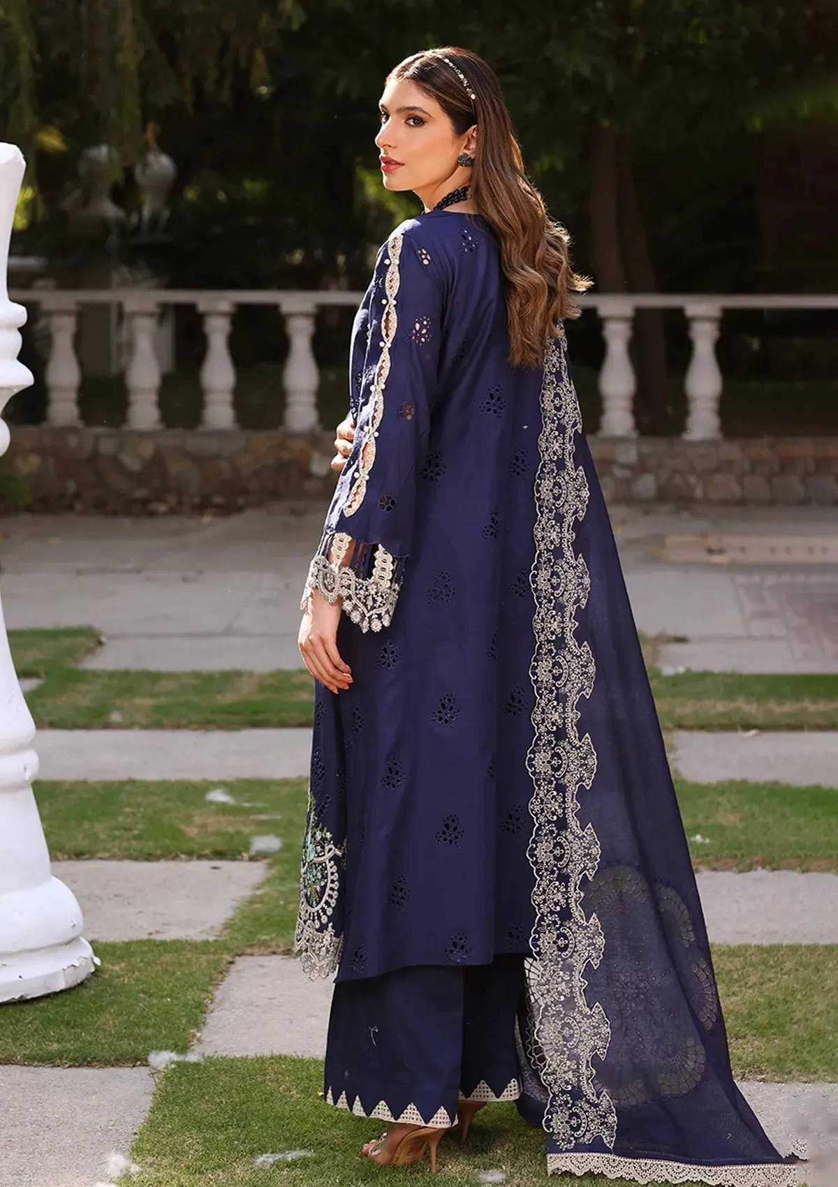 ECF-04B MYSTERIA | Elaf Premium festive Chikankari collection2023