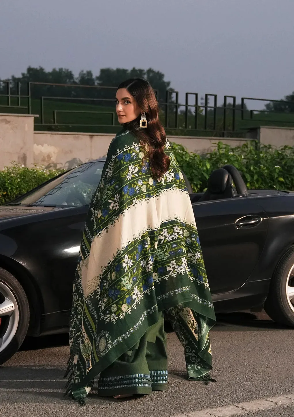 ELAF | PASHMINA WINTER SHAWL COLLECTION '24 | EPW-6A Endless Devotion