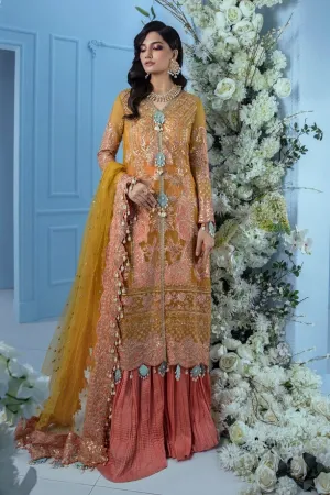 Embroidered Sharara Dress Pakistani Designer #PF124