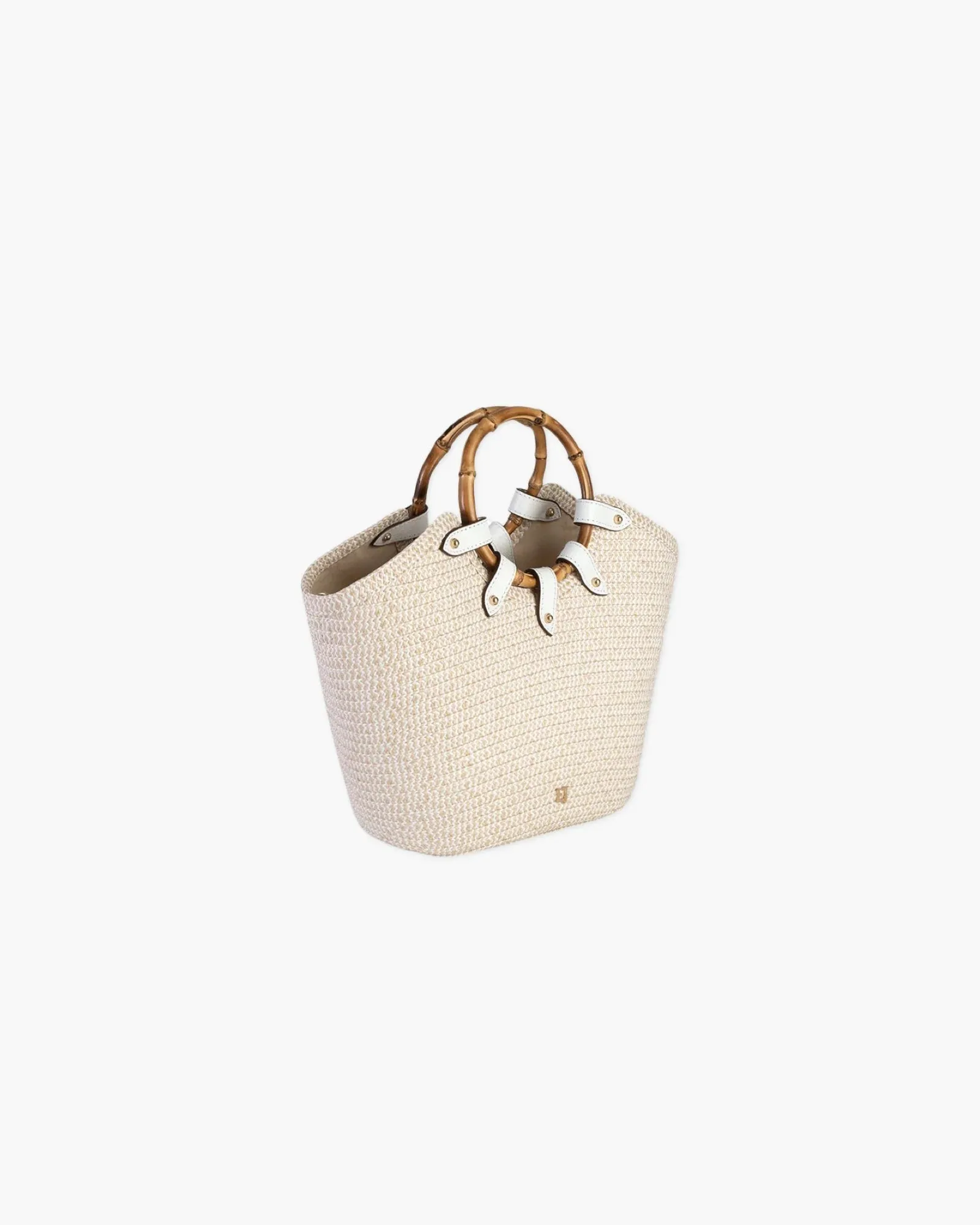 Eric Javits My Way Jr Bag in White Mix